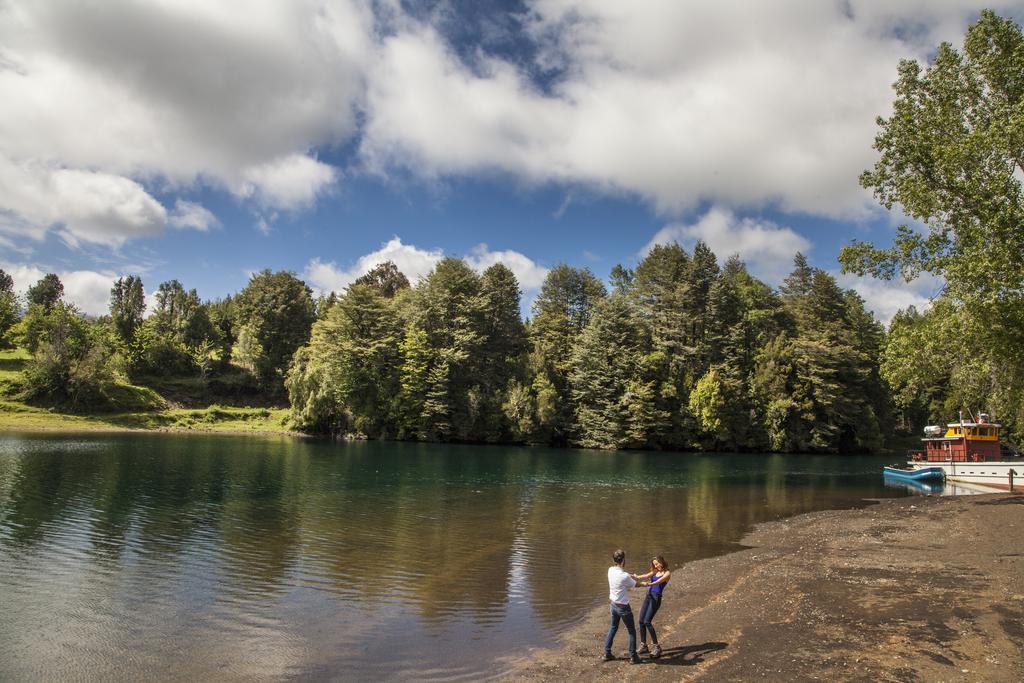 Huilo Huilo Hostal Salto El Puma Puerto Fuy Esterno foto