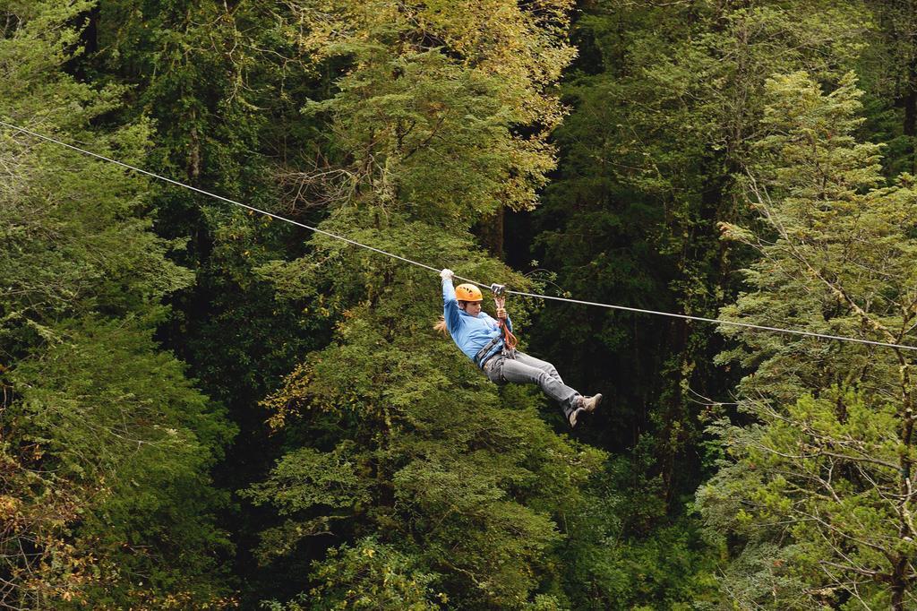 Huilo Huilo Hostal Salto El Puma Puerto Fuy Esterno foto